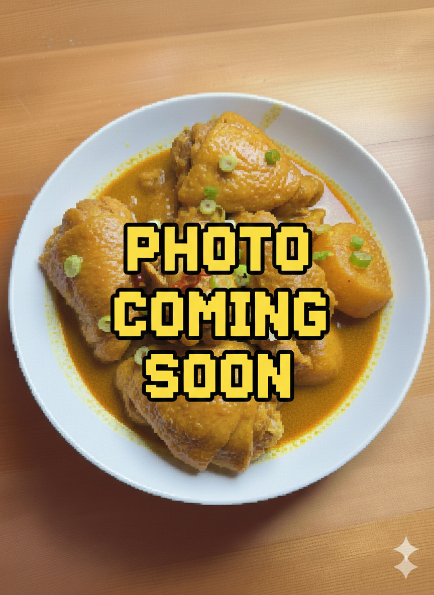 (中辣) 南洋咖哩去骨雞腿配焗薯仔 - Curry Beef Brisket with Rosated Potatoes (2-3 人份) (淨餸450g)