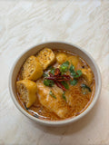 惹味喇沙(海鮮, 雞翼,魚蛋,豆卜) - Laksa with seafood mix, fish ball and Fried Tofu (500g)