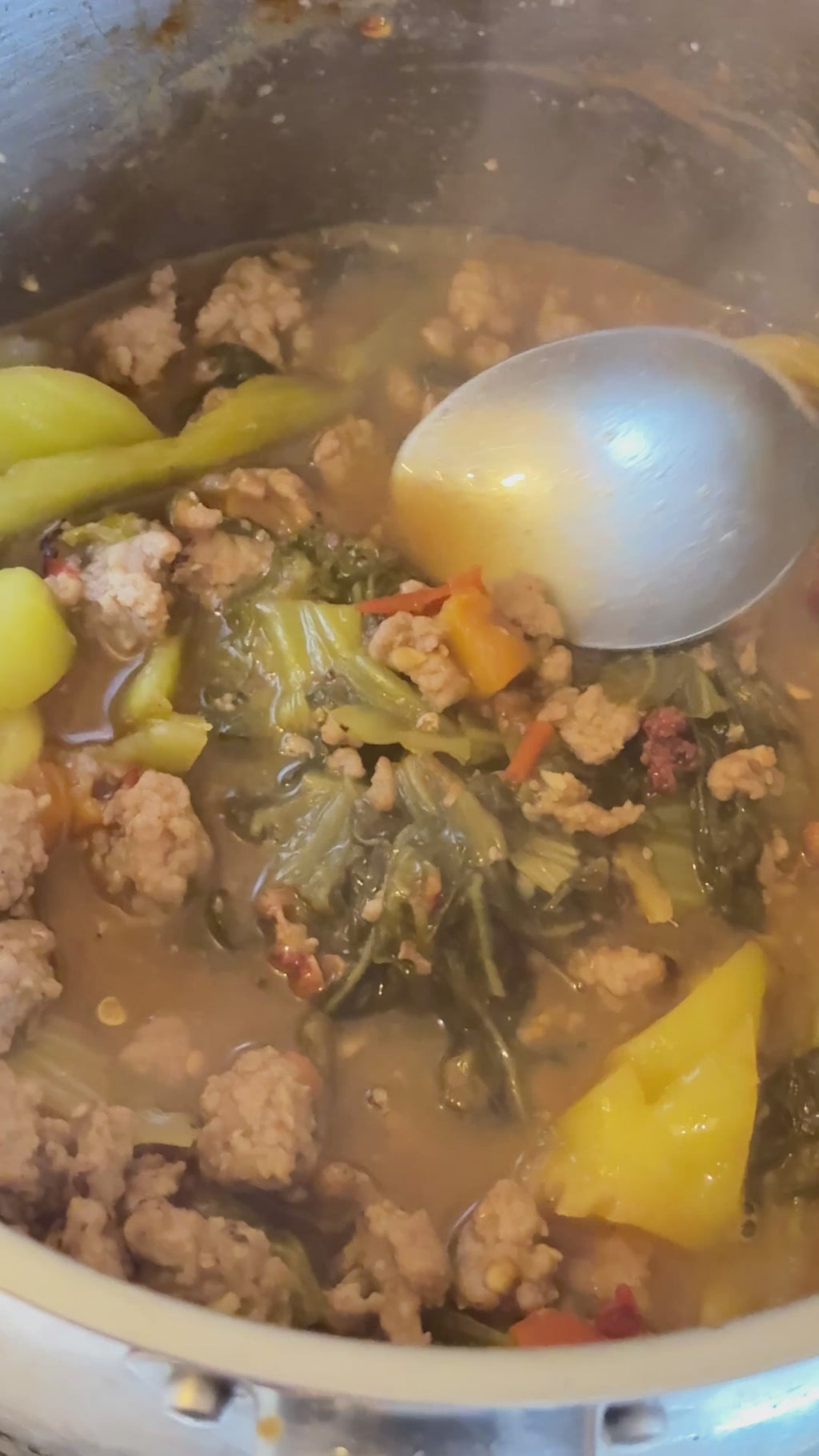 麻辣酸菜肉碎湯底 - Mala Pickled Vegetable & Minced Pork Broth (500g) - For two